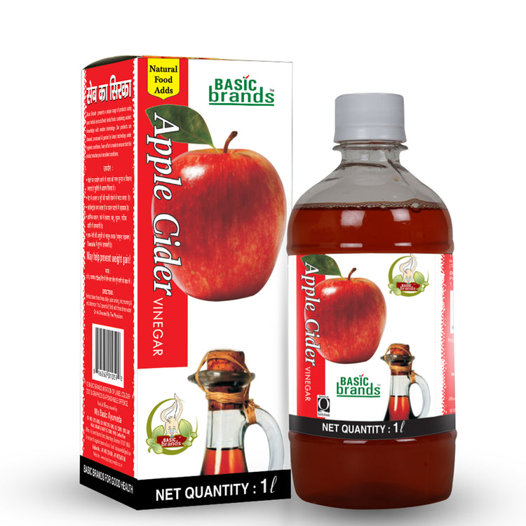 Basic Ayurveda Apple cider Vinegar 450ml |Helps to Detoxify the body | Helps in weight loss | Helpful in an allergic reaction |Helpful to Balance blood sugar level | Improves Digestion.