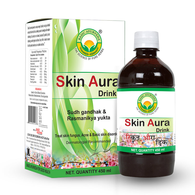 Basic Ayurveda Skin Aura Drink Sudh Gandhak & Rasmanikya Yukta