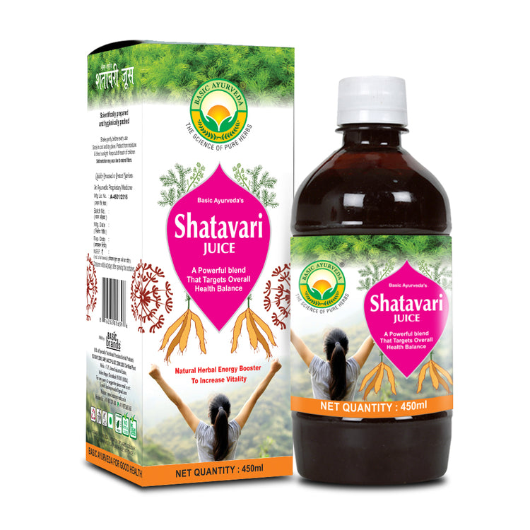 Basic Ayurveda Shatavari Juice | Boosts fertility | Stress Buster | Controls inflammation | Enhance Sexual Life | Reduces symptoms of menopause.