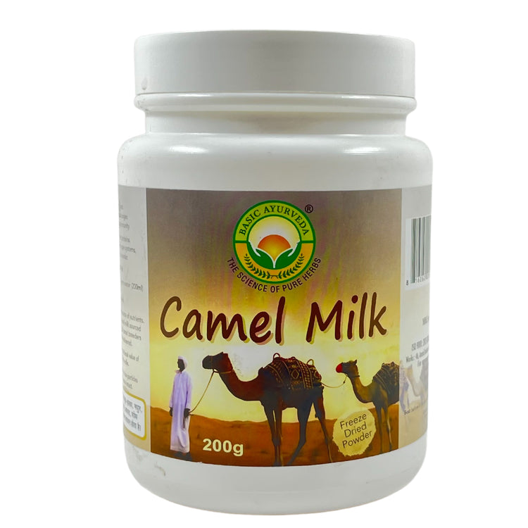 Basic Ayurveda Camel Milk Powder | 100% Pure And Natural | (Freeze Dried, Gluten Free, No Additives, No Preservatives) | Ethically Sourced Fresh Grounded Everyday Milk Powder