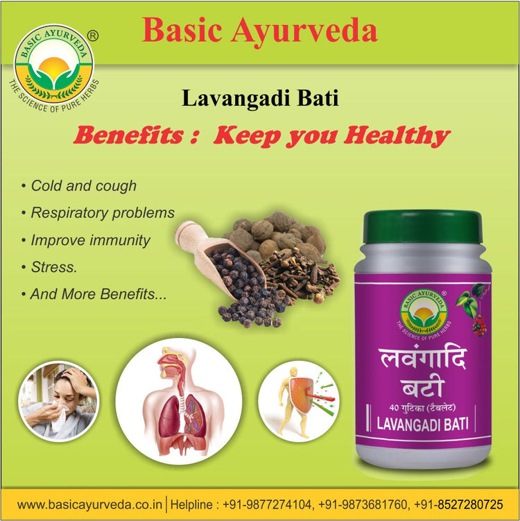 Basic Ayurveda Lavangadi Bati 40 Tablet