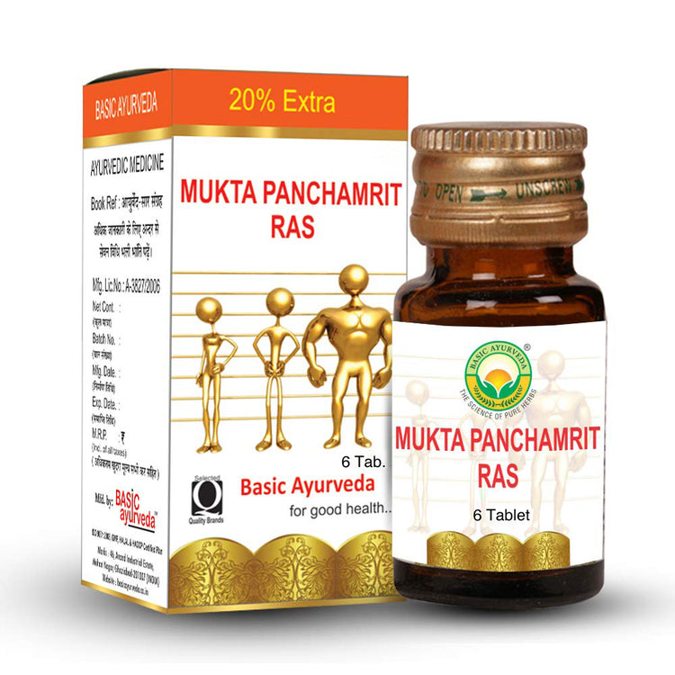 Basic Ayurveda Mukta Panchamrit Ras