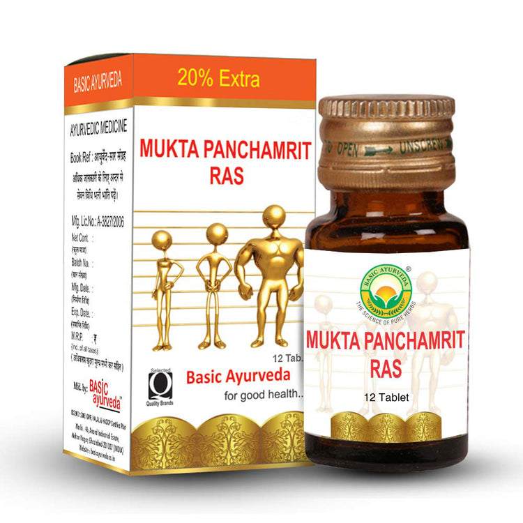 Basic Ayurveda Mukta Panchamrit Ras