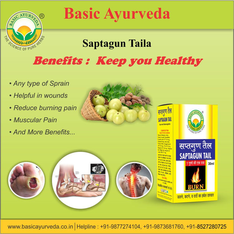 Basic Ayurveda Saptagun Taila 30 Ml