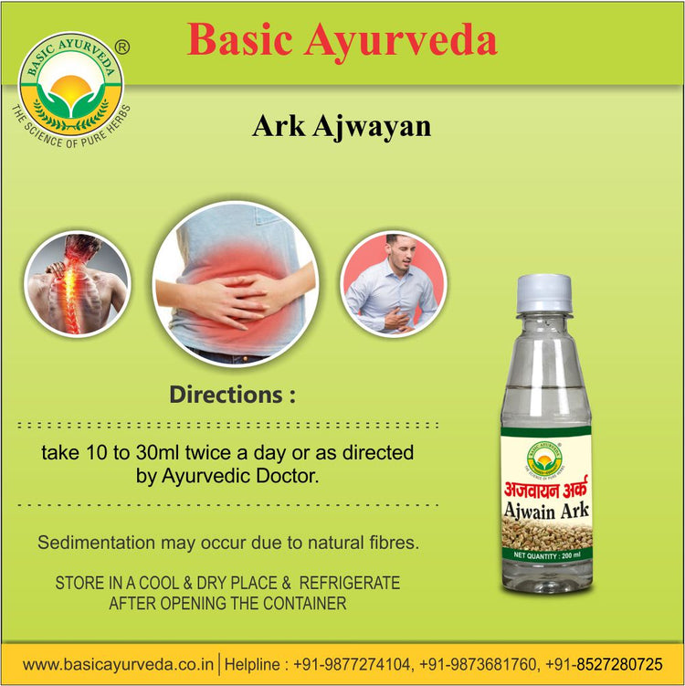 Basic Ayurveda Ark Ajwain 200Ml