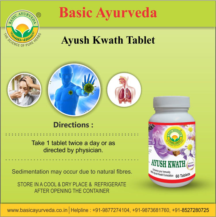 Basic Ayurveda Ayush Kwath Tablet (60 Tablet)