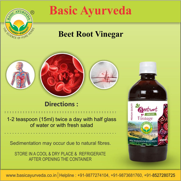 Basic Ayurveda Beet Root Vinegar 450Ml