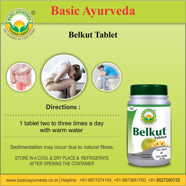 Basic Ayurveda Belkut Tablet 40 Tablet.