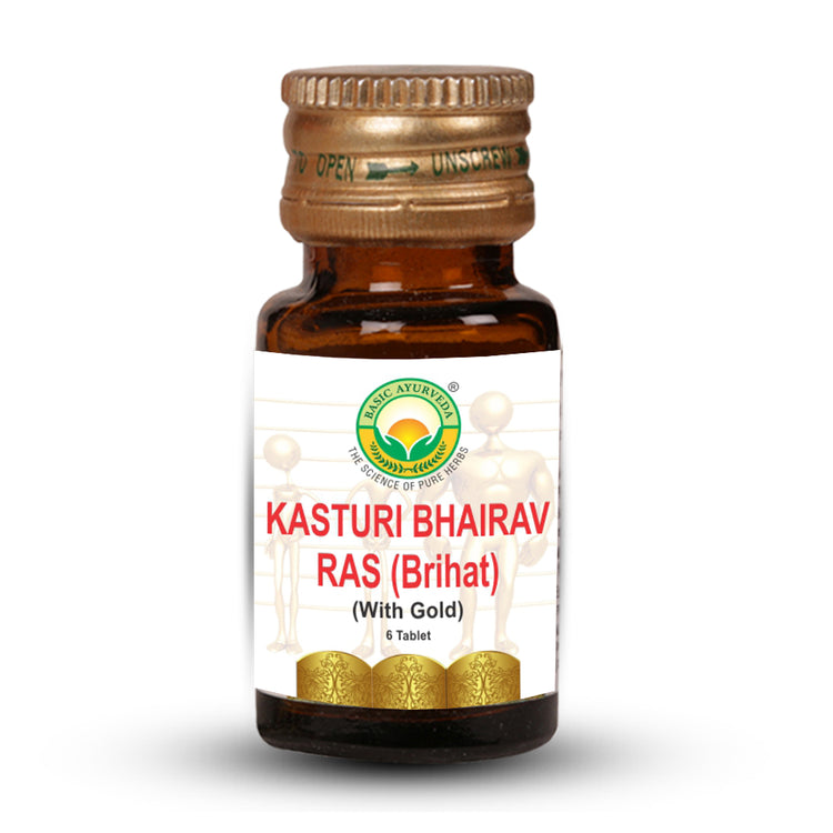 Basic Ayurveda Brihat Kasturi Bhairav Ras