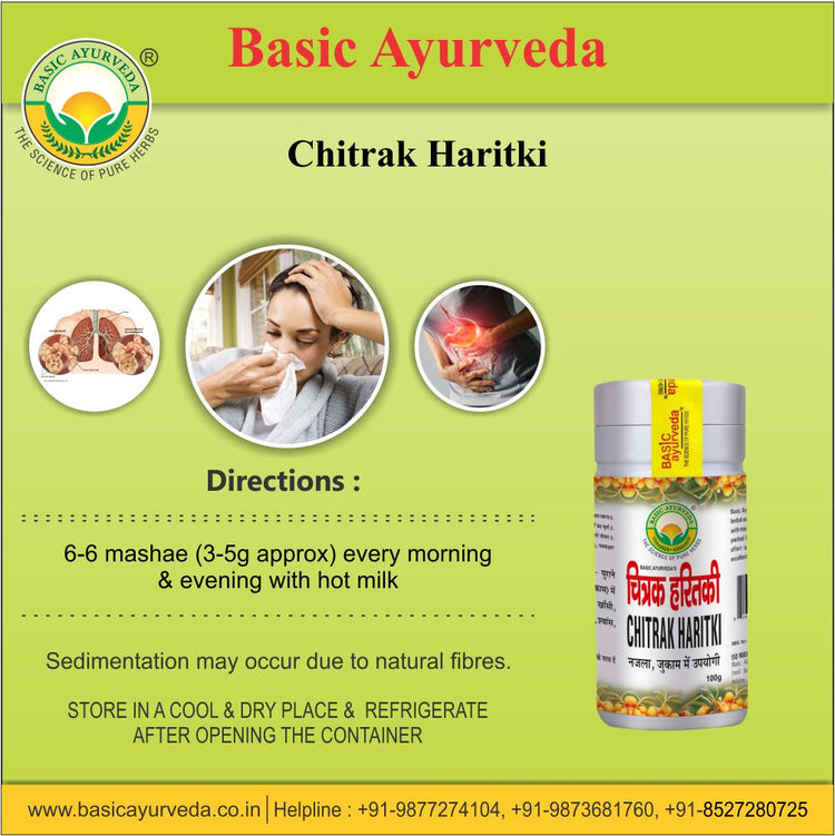 Basic Ayurveda Chitrak Haritki