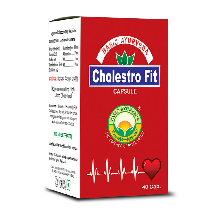 Basic Ayurveda Cholestro Fit 40 Capsule