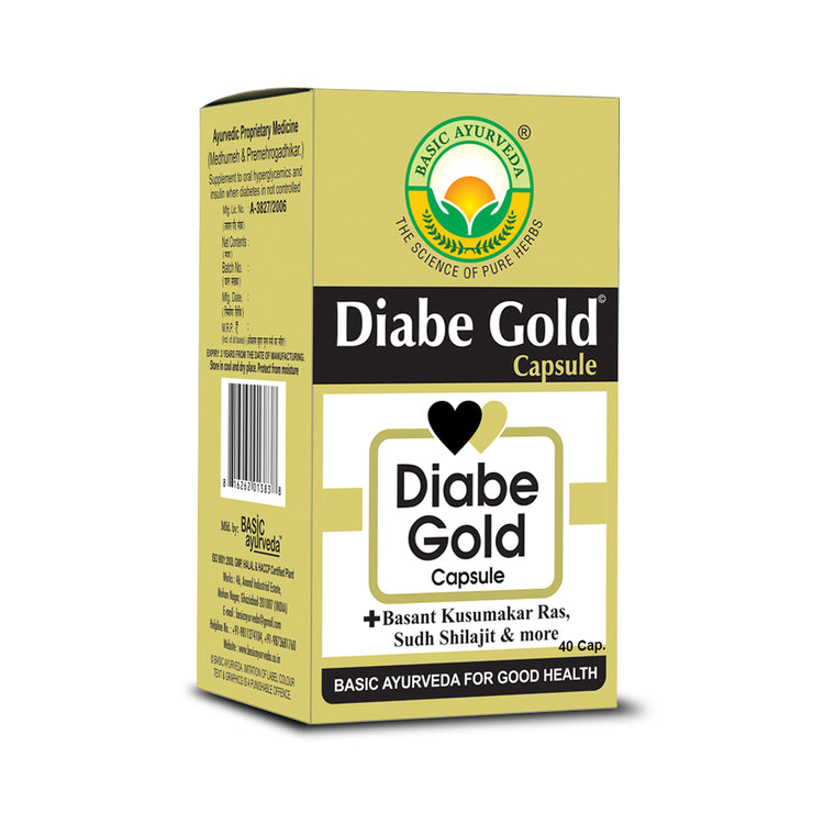 Basic Ayurveda Diabe Gold 40 Capsule
