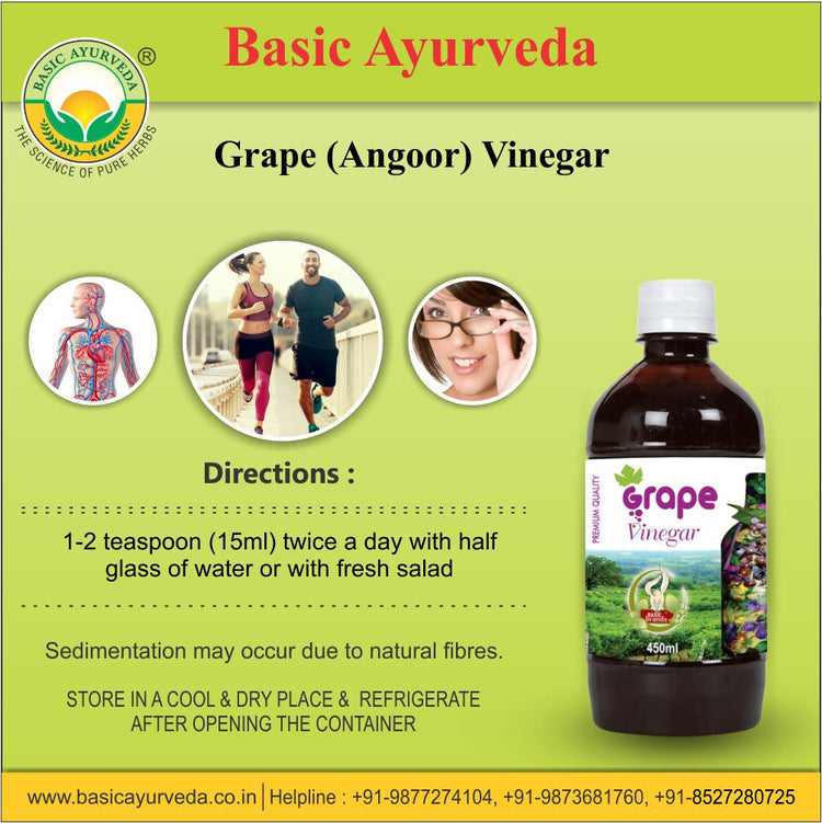 Basic Ayurveda Grape(Angoor) Vinegar 450Ml