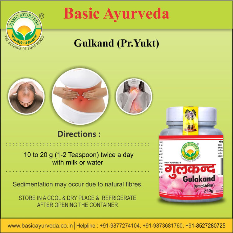 Basic Ayurveda Gulkand (Pr.Yukt)
