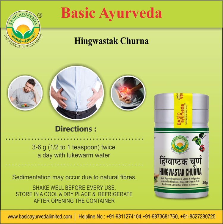 Basic Ayurveda Hingwastak Churna