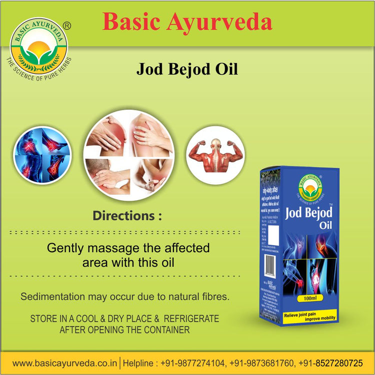 Basic Ayurveda Jod Bejod Oil 100 Ml