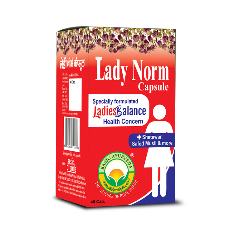 Basic Ayurveda Lady Norm 40 Capsule