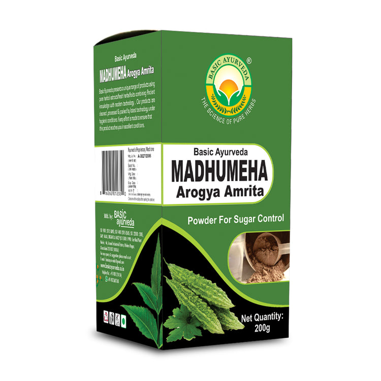 Basic Ayurveda Madhumeha Arogya Amrita Powder 200 Gram