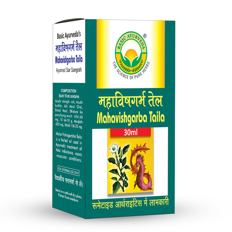 Basic Ayurveda Mahavishgarba Tail 30 Ml