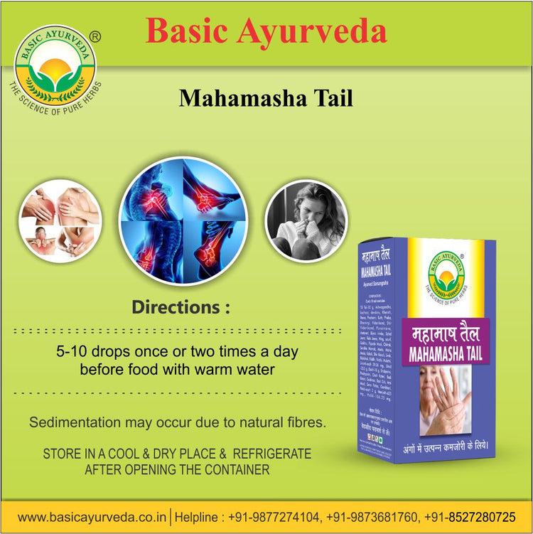 Basic Ayurveda Mahamasha Taila 30Ml