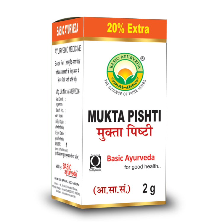 Basic Ayurveda Mukta (Moti) Pishti 2 Gram