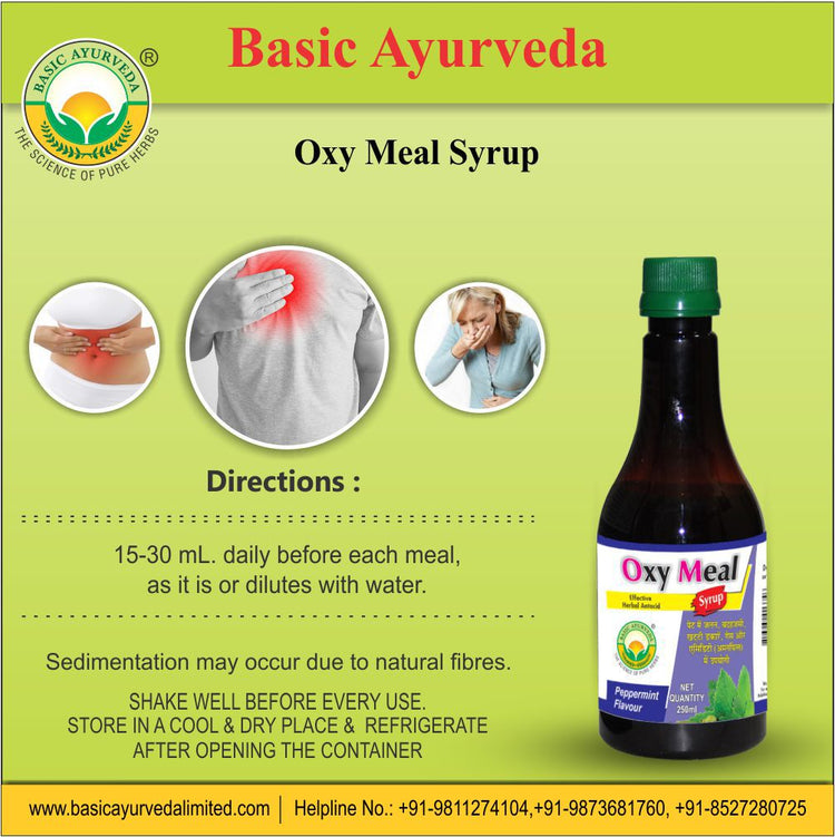 Basic Ayurveda Oxy Meal Syrup 250 Ml