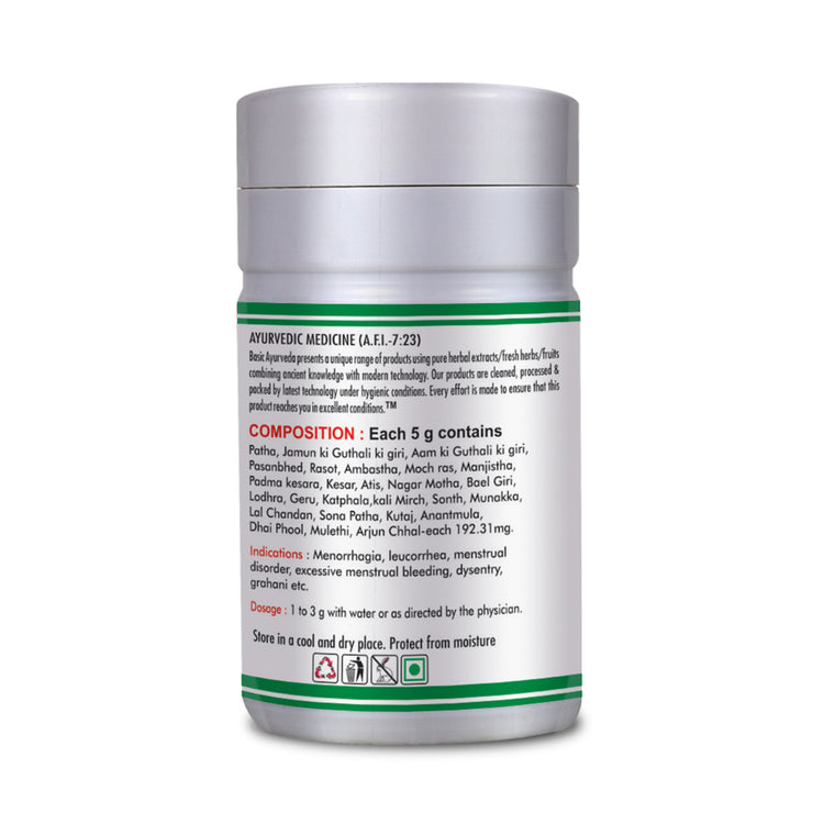 Basic Ayurveda Pushyanug Churna 40 Gram