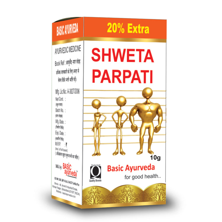 Basic Ayurveda Shweta Parpati 10 Gram