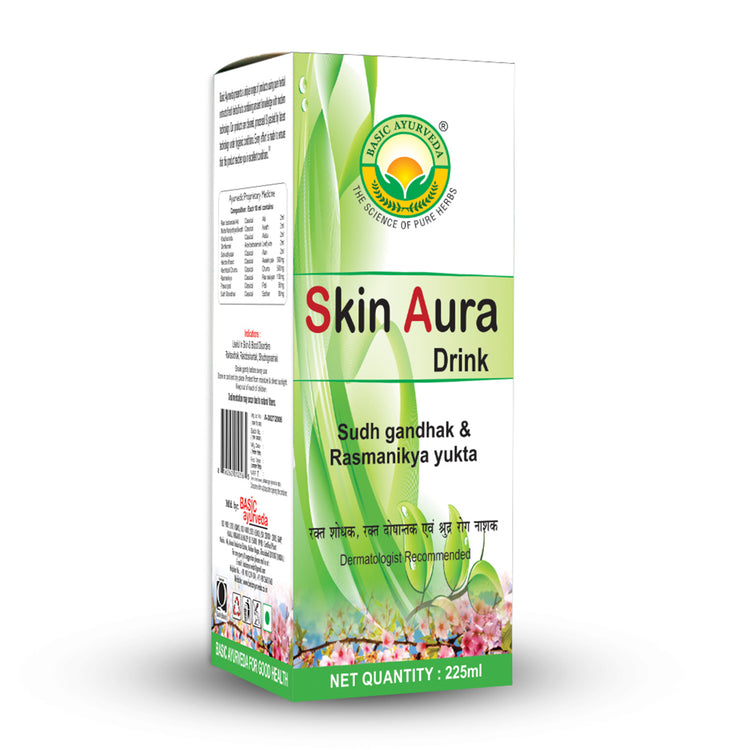 Basic Ayurveda Skin Aura Drink Sudh Gandhak & Rasmanikya Yukta