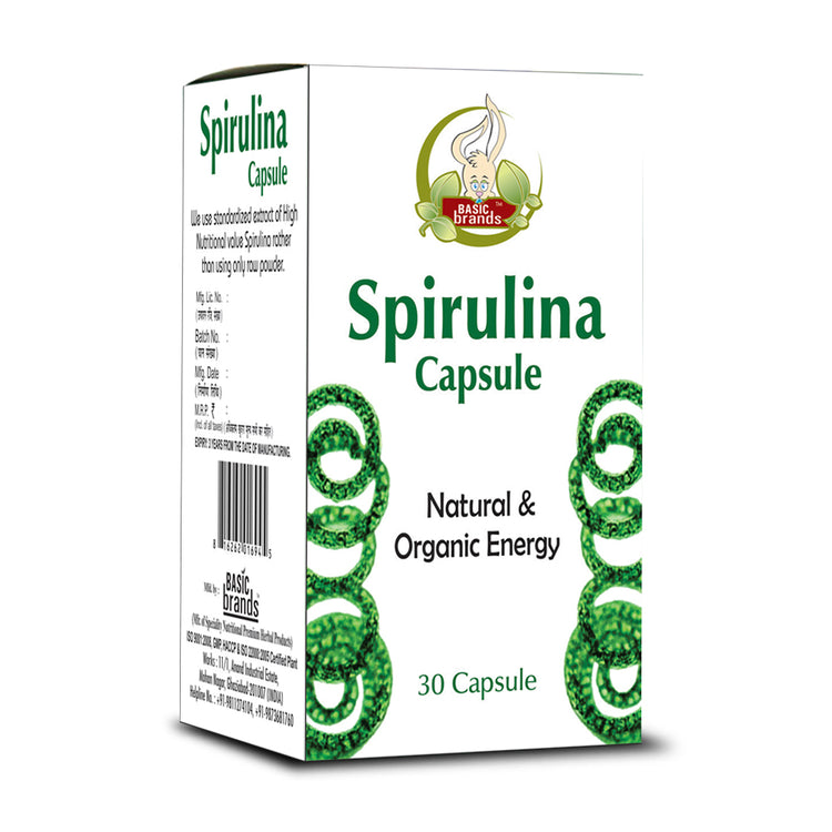 Basic Ayurveda Spirulina 30 Capsule