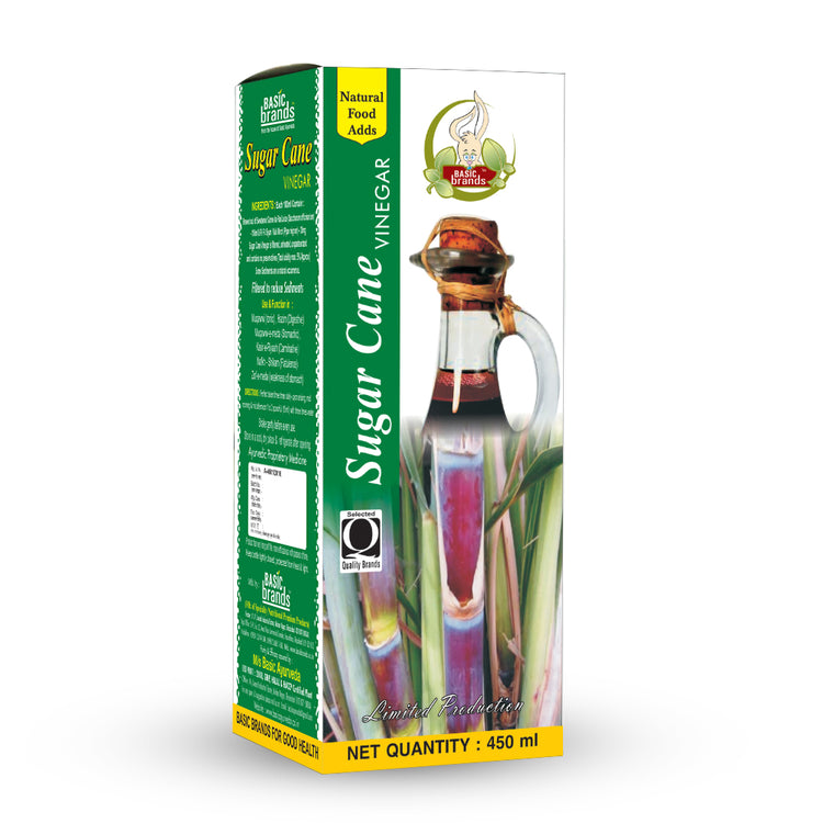 Basic Ayurveda Sugar Cane Vinegar 450Ml