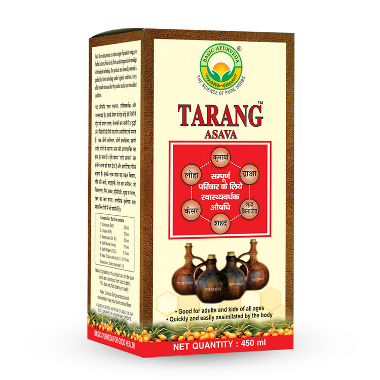 Basic Ayurveda Tarang Asava 450Ml