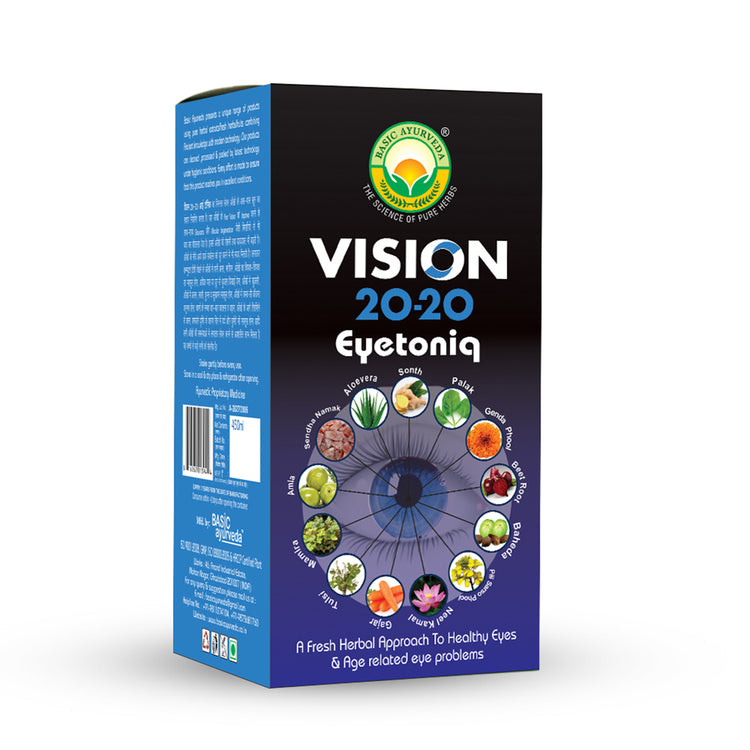 Basic Ayurveda Vision 20-20 Eyetoniq 450 Ml