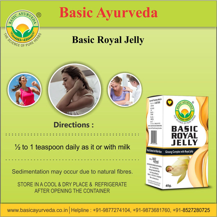 Basic Ayurveda Basic Royal Jelly 40 Gram