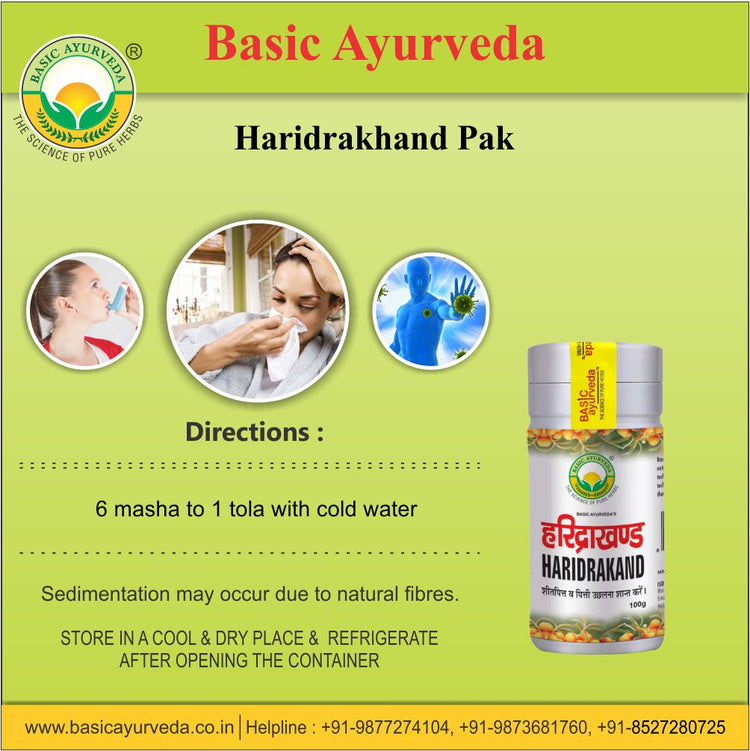 Basic Ayurveda Haridrakand Pak 100 Gram