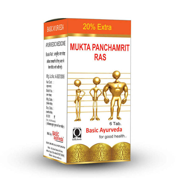 Basic Ayurveda Mukta Panchamrit Ras