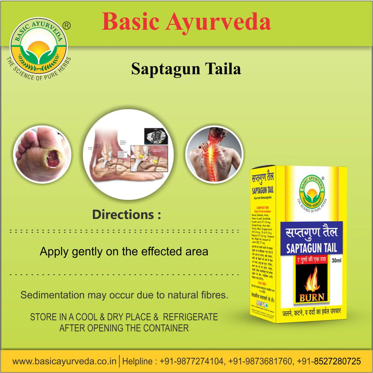 Basic Ayurveda Saptagun Taila 30 Ml