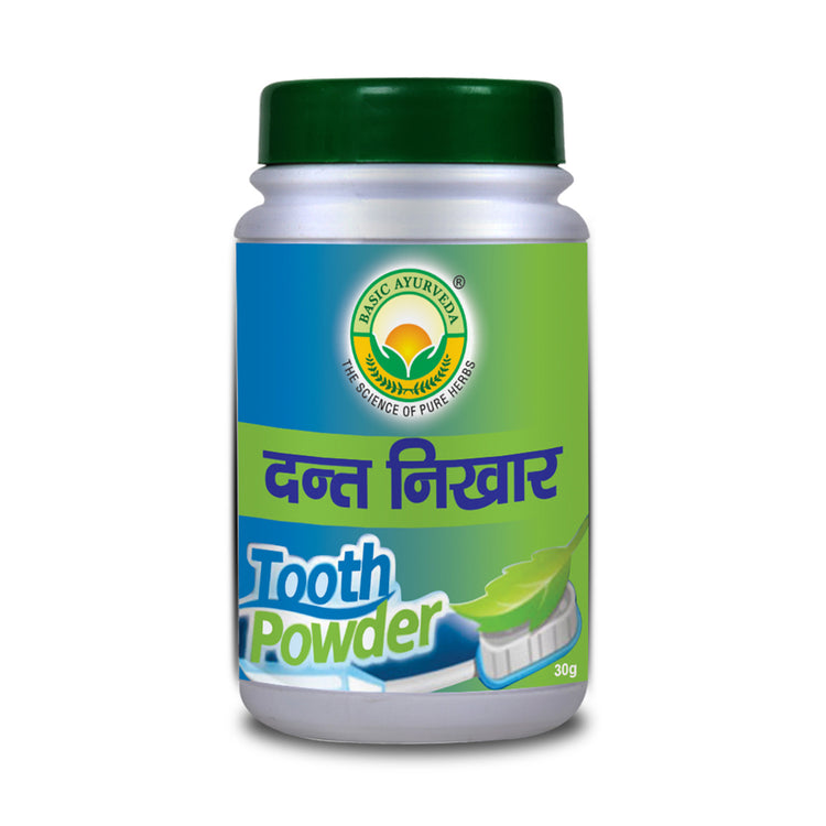 Basic Ayurveda Dant Nikhar (Manjan) Tooth Powder 30 Gram