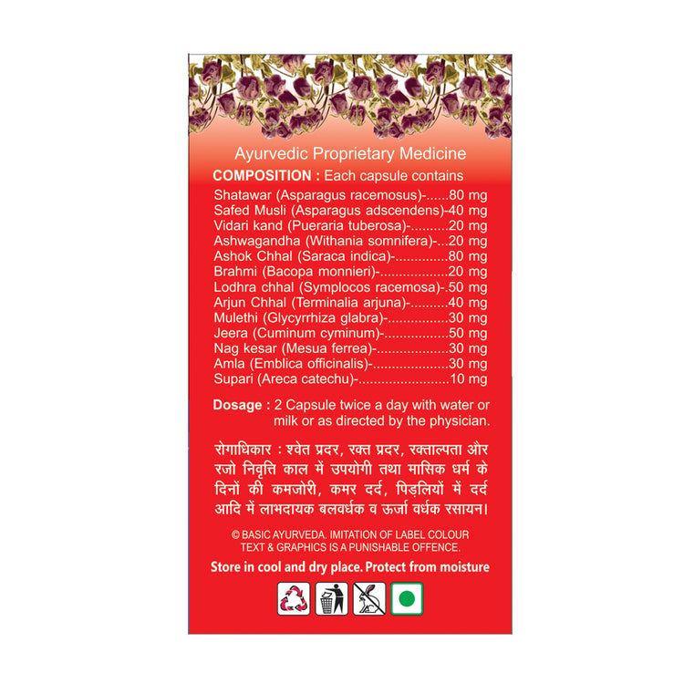 Basic Ayurveda Lady Norm 40 Capsule