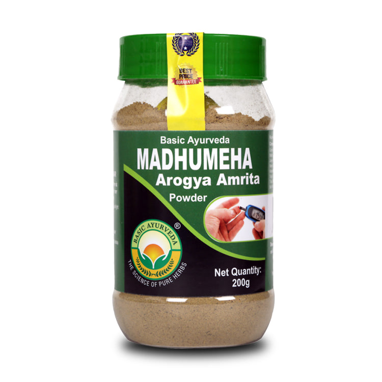 Basic Ayurveda Madhumeha Arogya Amrita Powder 200 Gram