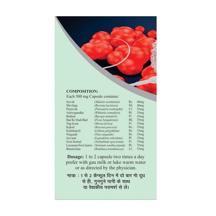 Basic Ayurveda Phal Jivak 40 Capsule
