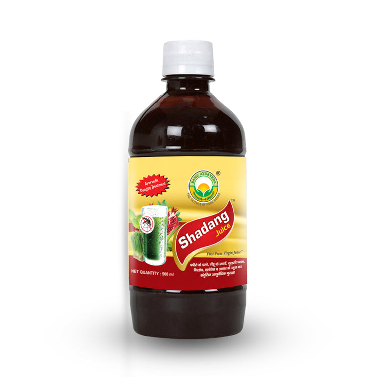 Basic Ayurveda Shadang Juice  | Useful in all type of skin problem | Increase the number of platelets | Helpful in Heartburn | Beneficial in Dengue | Useful in all type of Fever like Flu, Viral, Malarial Fever.