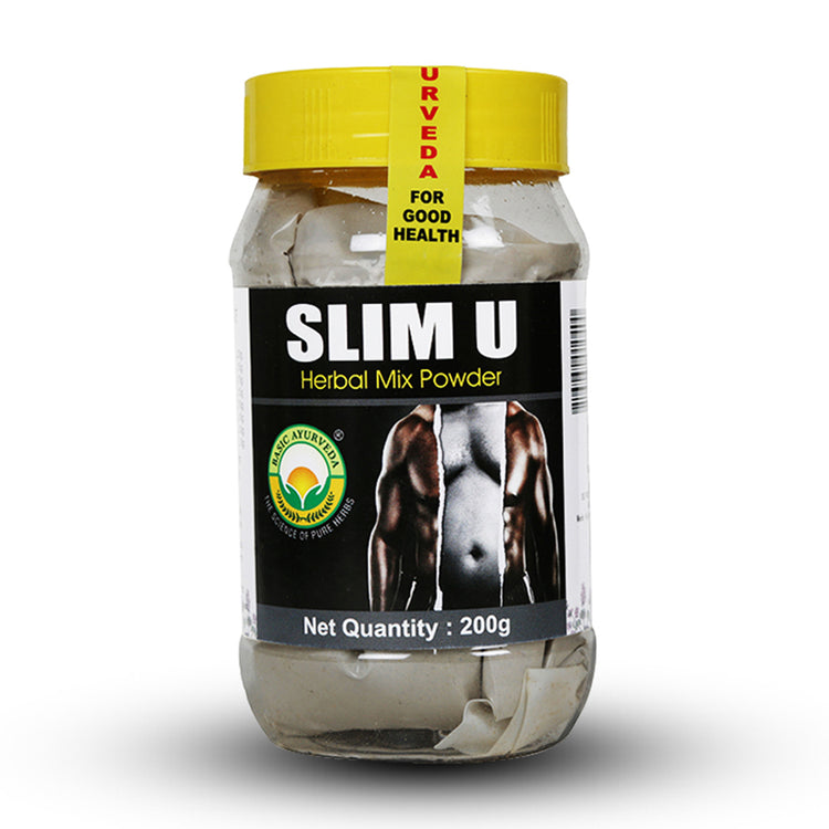 Basic Ayurveda Slim U Herbal Mix Powder 200 Gram