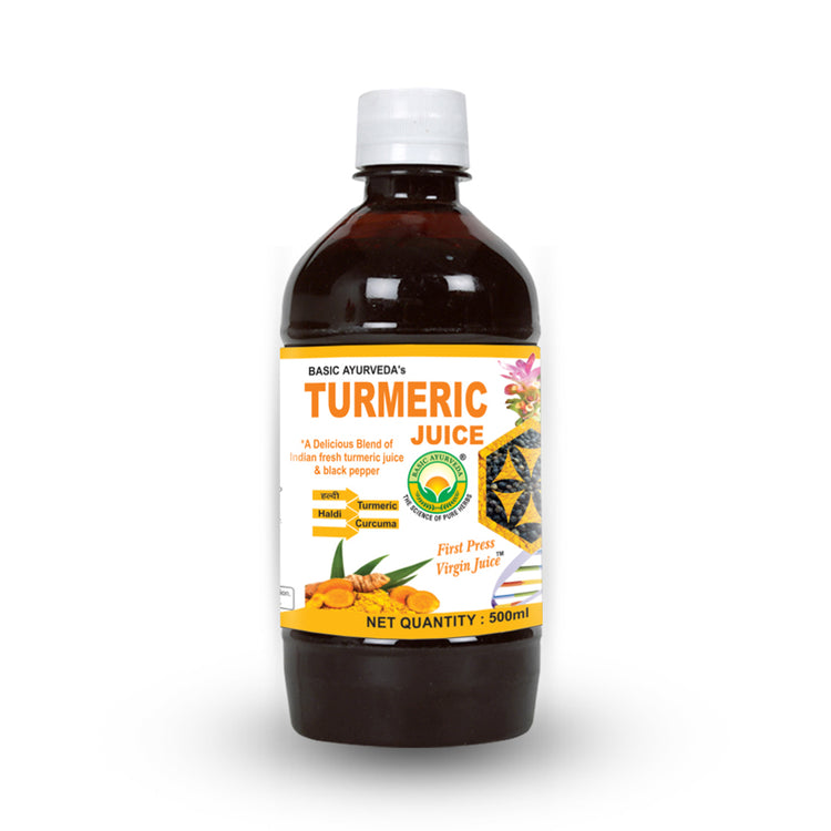 Basic Ayurveda Turmeric Juice | Helps  to Detoxify the Body | Stress Stabilization | Helps Boost Immunity |Helpful for digestive disorder | Improve Immunity .