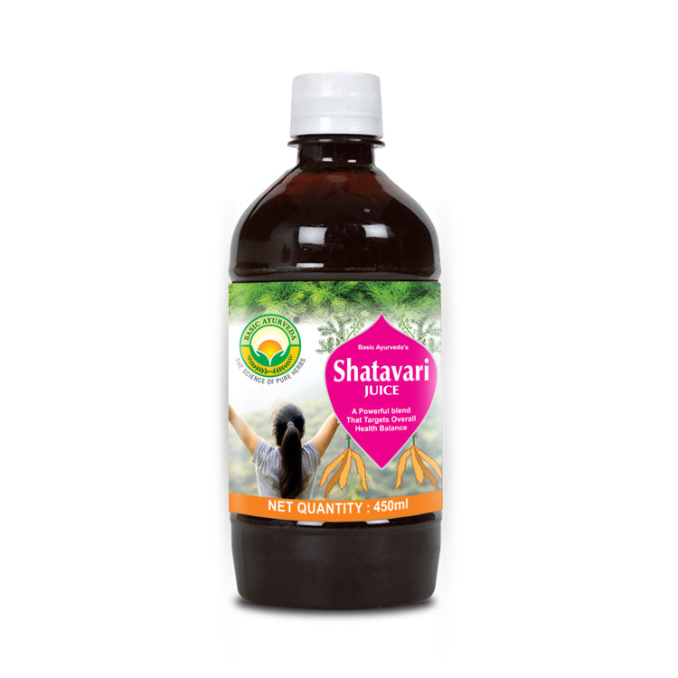 Basic Ayurveda Shatavari Juice | Boosts fertility | Stress Buster | Controls inflammation | Enhance Sexual Life | Reduces symptoms of menopause.
