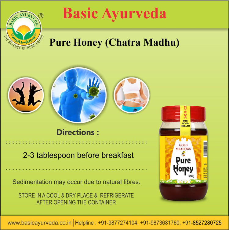 Basic Ayurveda Pure Honey (Chatra Madhu)