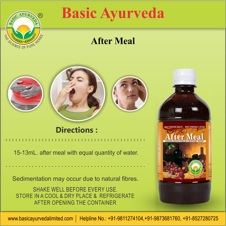 Basic Ayurveda After Meal Drink Ayurvedic Digestive Stimulant & Nutritional Support