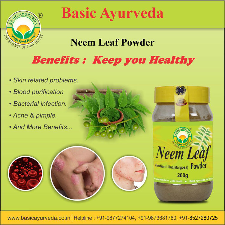 Basic Ayurveda Neem Leaf Powder