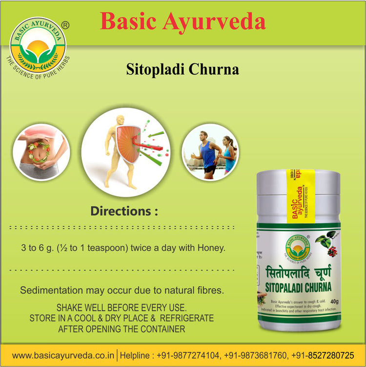 Basic Ayurveda Sitopaladi Churna