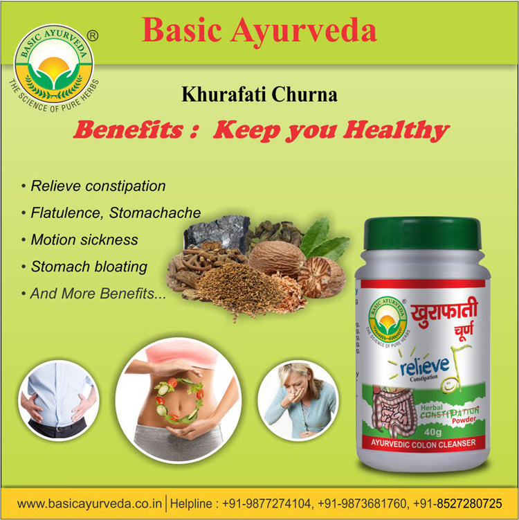 Basic Ayurveda Khurafati Churna 40 Gram